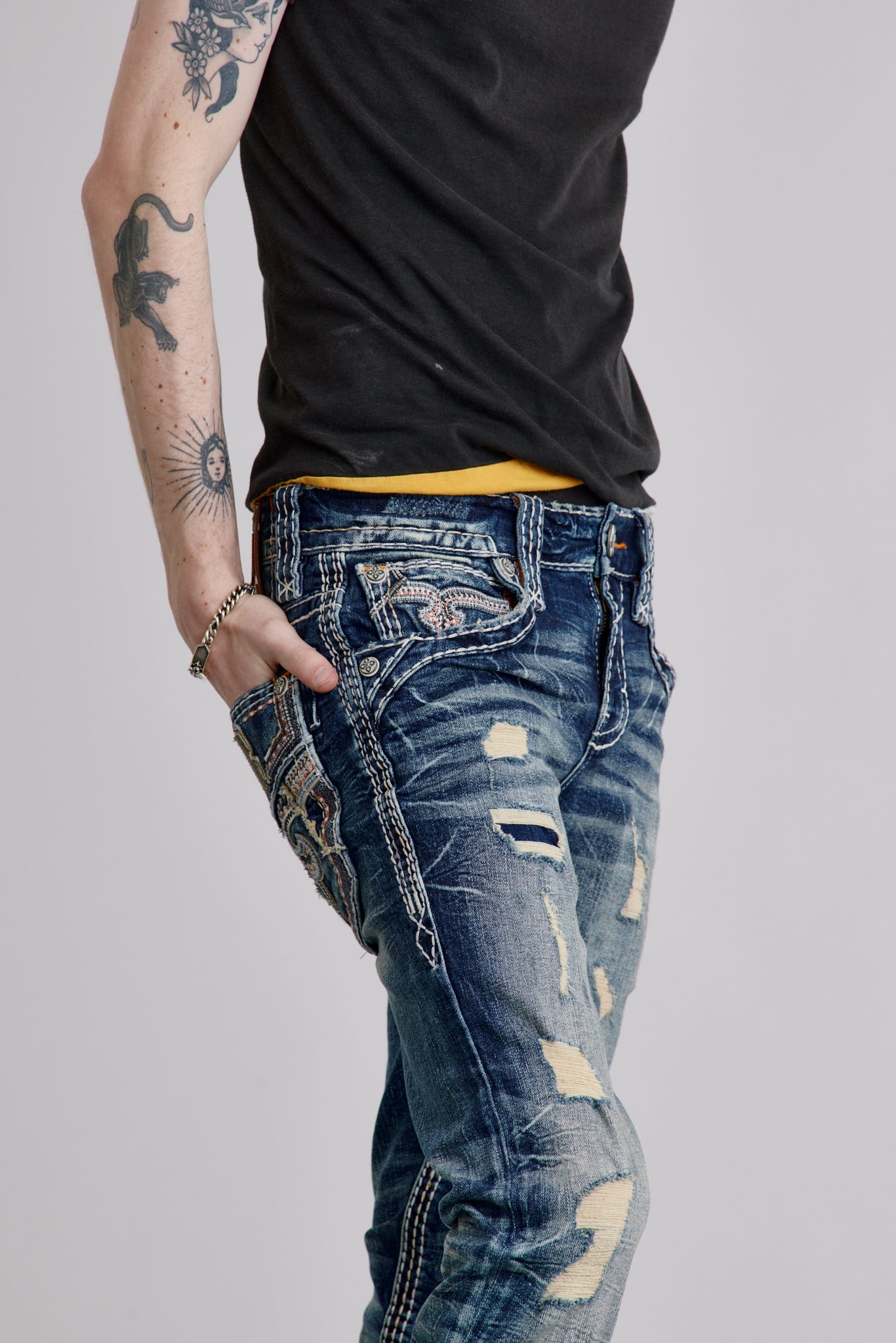 Richie Alt Straight Jeans in Blue