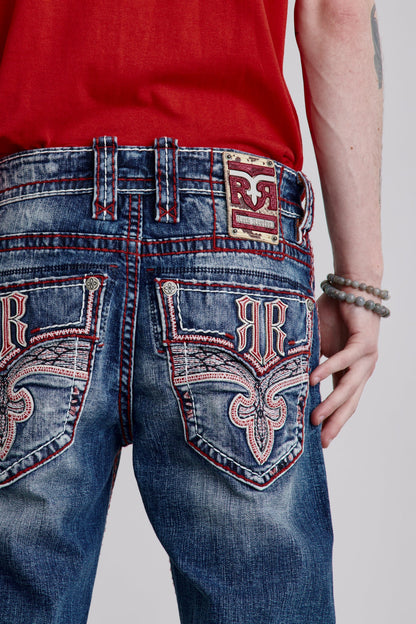 Richie Straight Jeans in Medium Wash