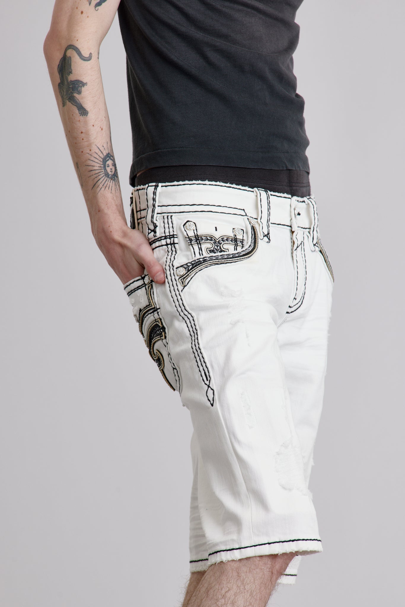 Rielly Denim Shorts