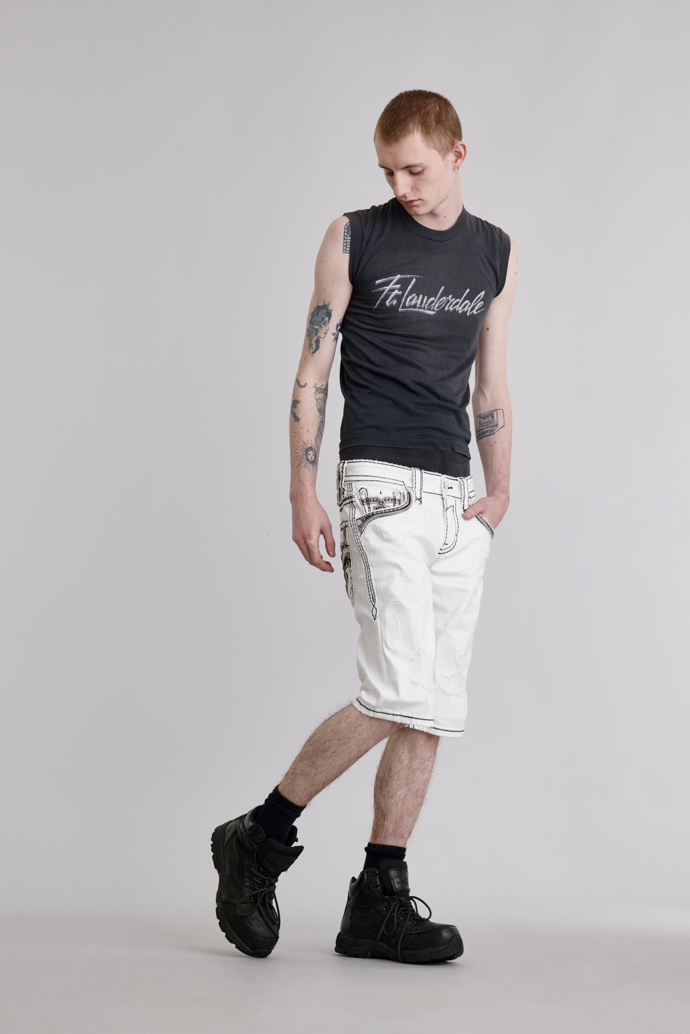 Rielly Denim Shorts