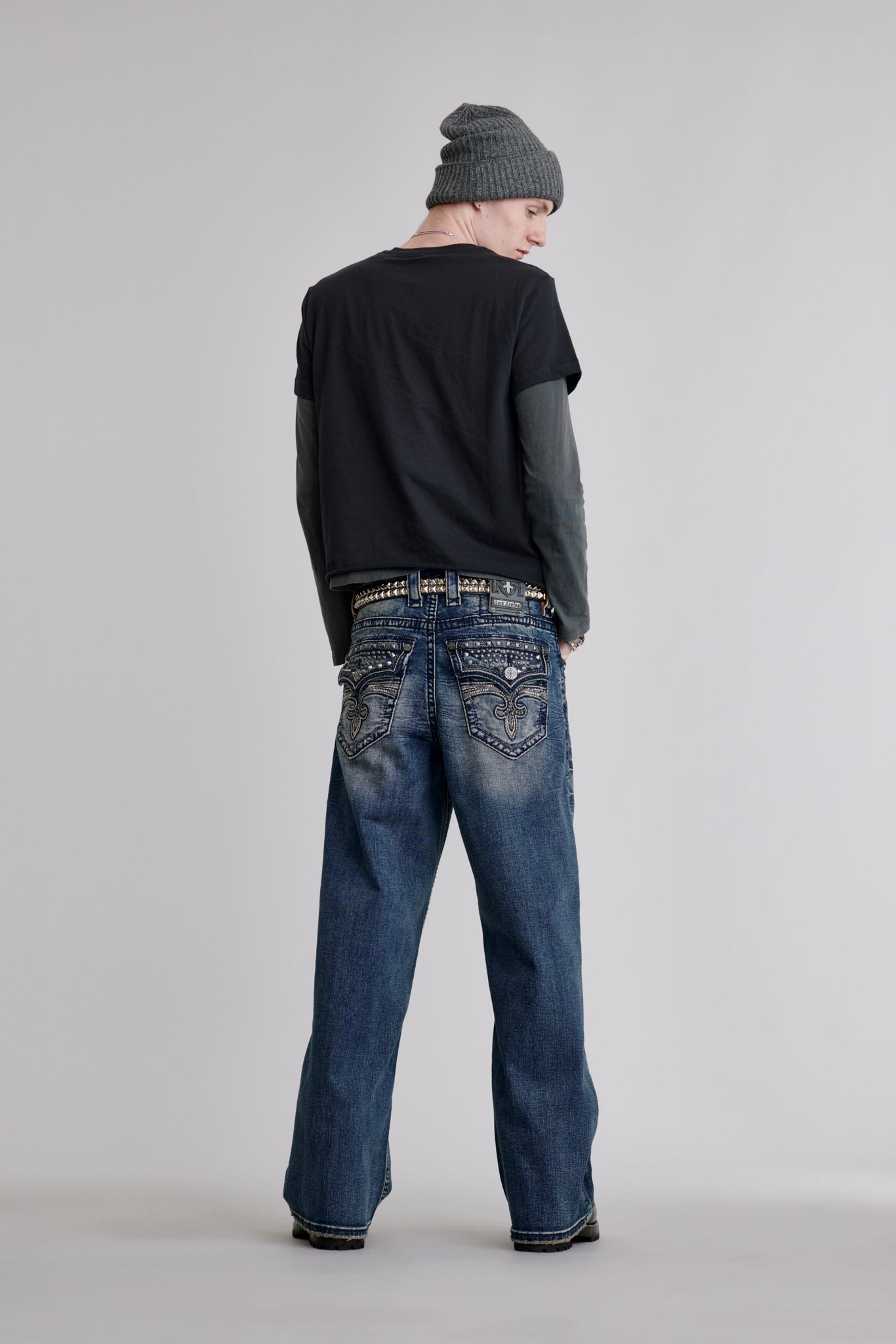 Steven Baggy 3 Jeans in Dark Blue