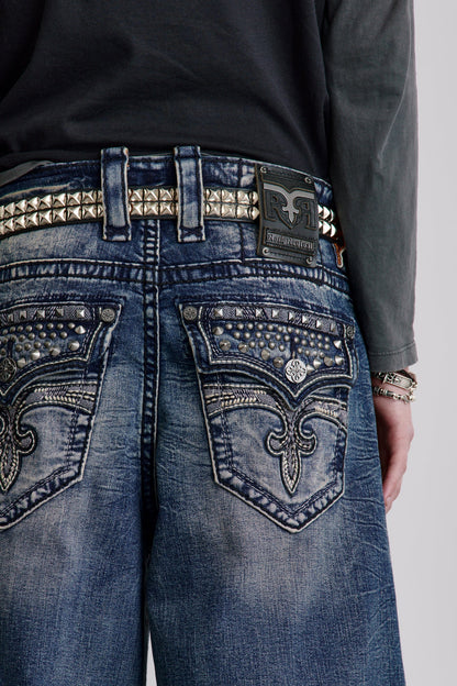 Steven Baggy 3 Jeans in Dark Blue