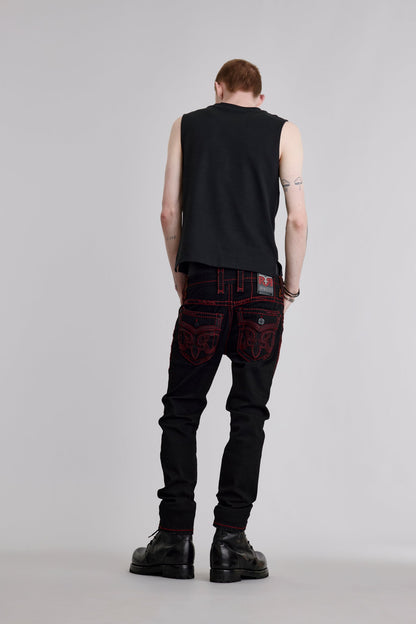 Zinfandel Alt Straight Jeans in Black