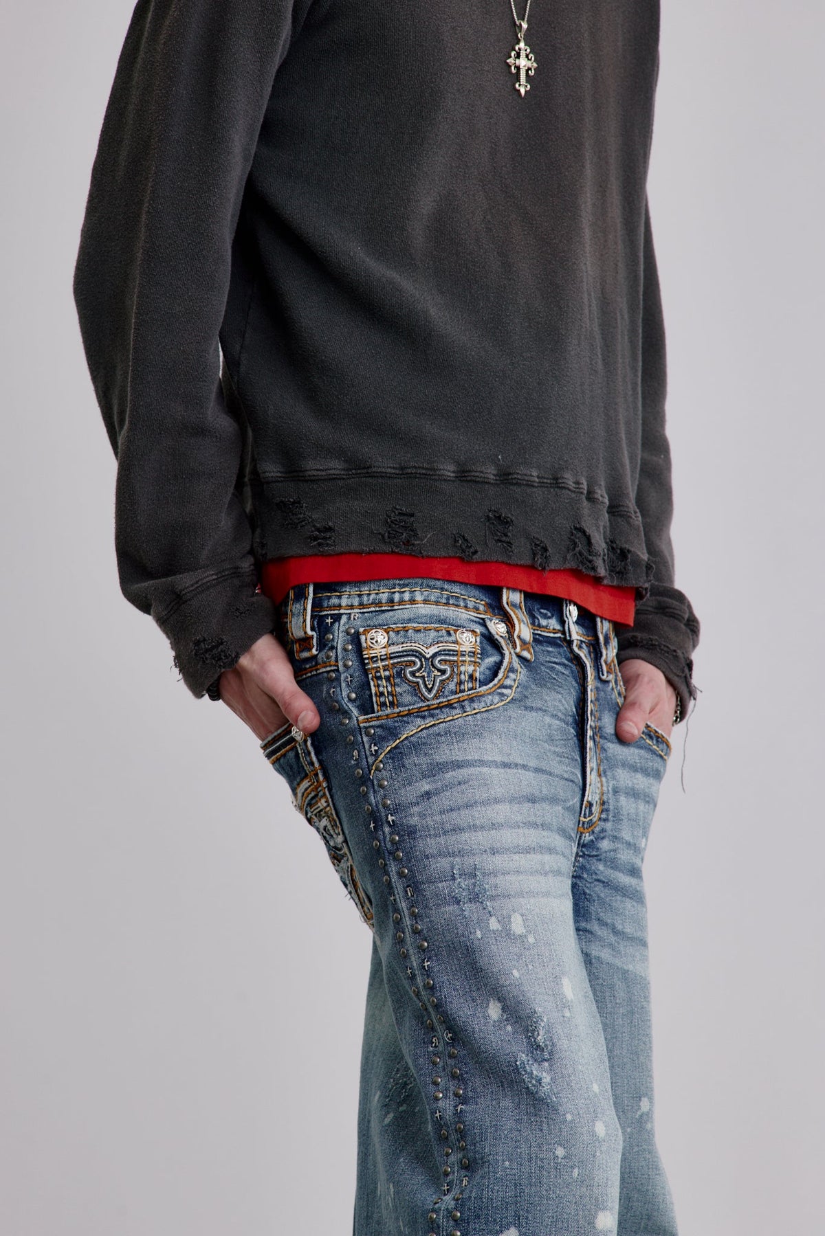 Adan Baggy 3 Jeans in Medium Wash