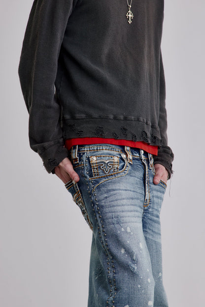 Adan Baggy 3 Jeans in Medium Wash