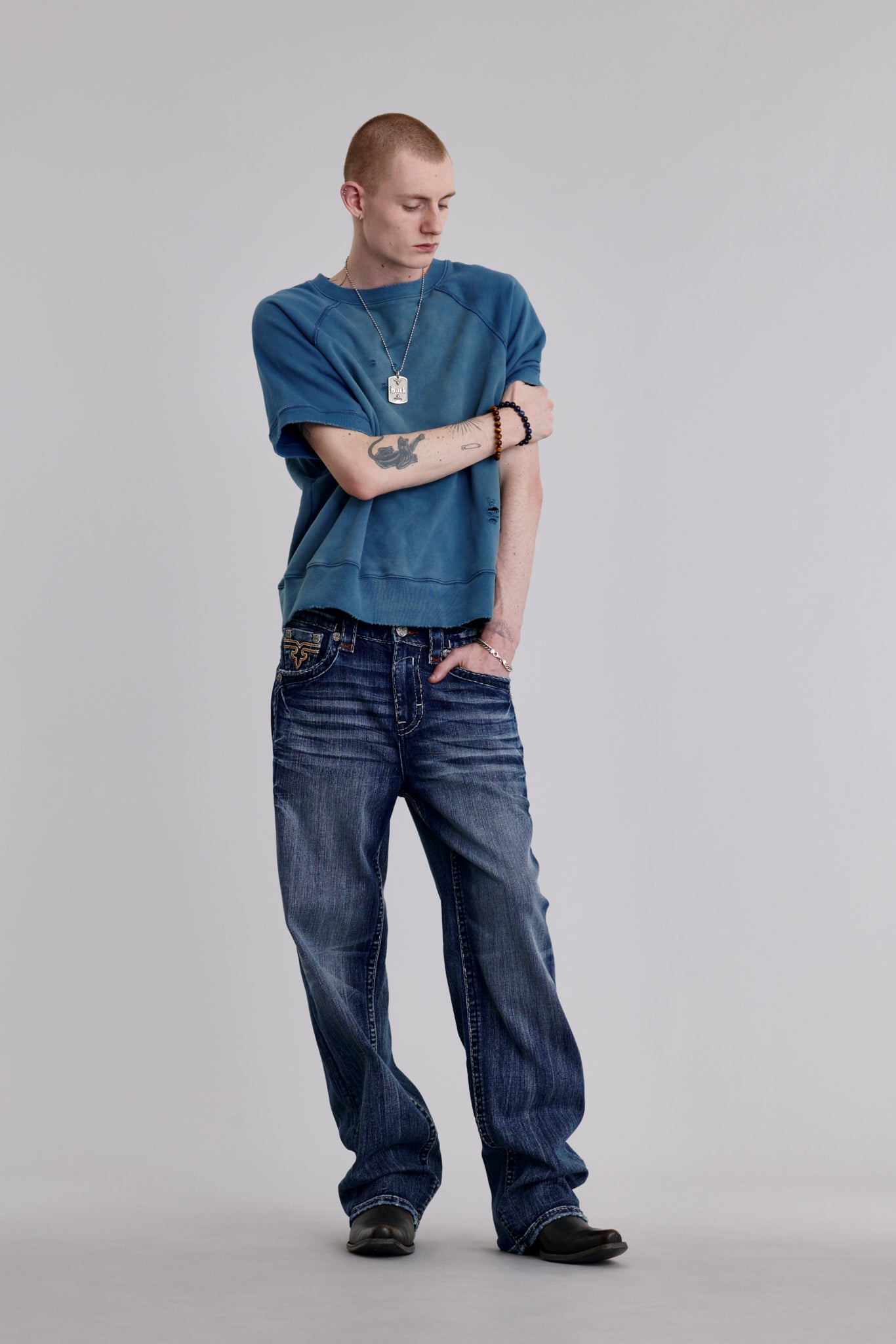 Arther Baggy 1 Jeans in Medium Wash