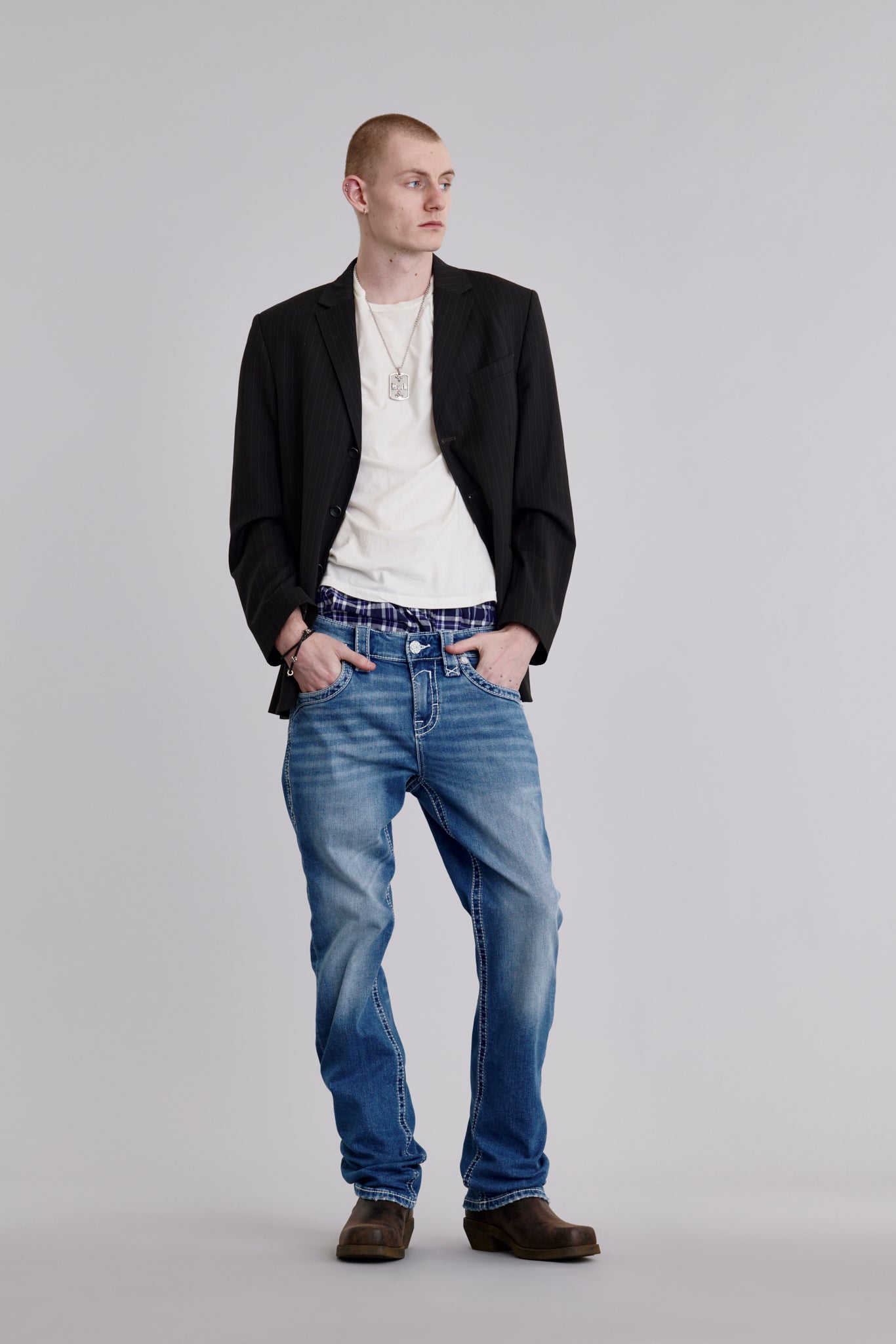 Arther Relaxed Straight Jeans in Indigo