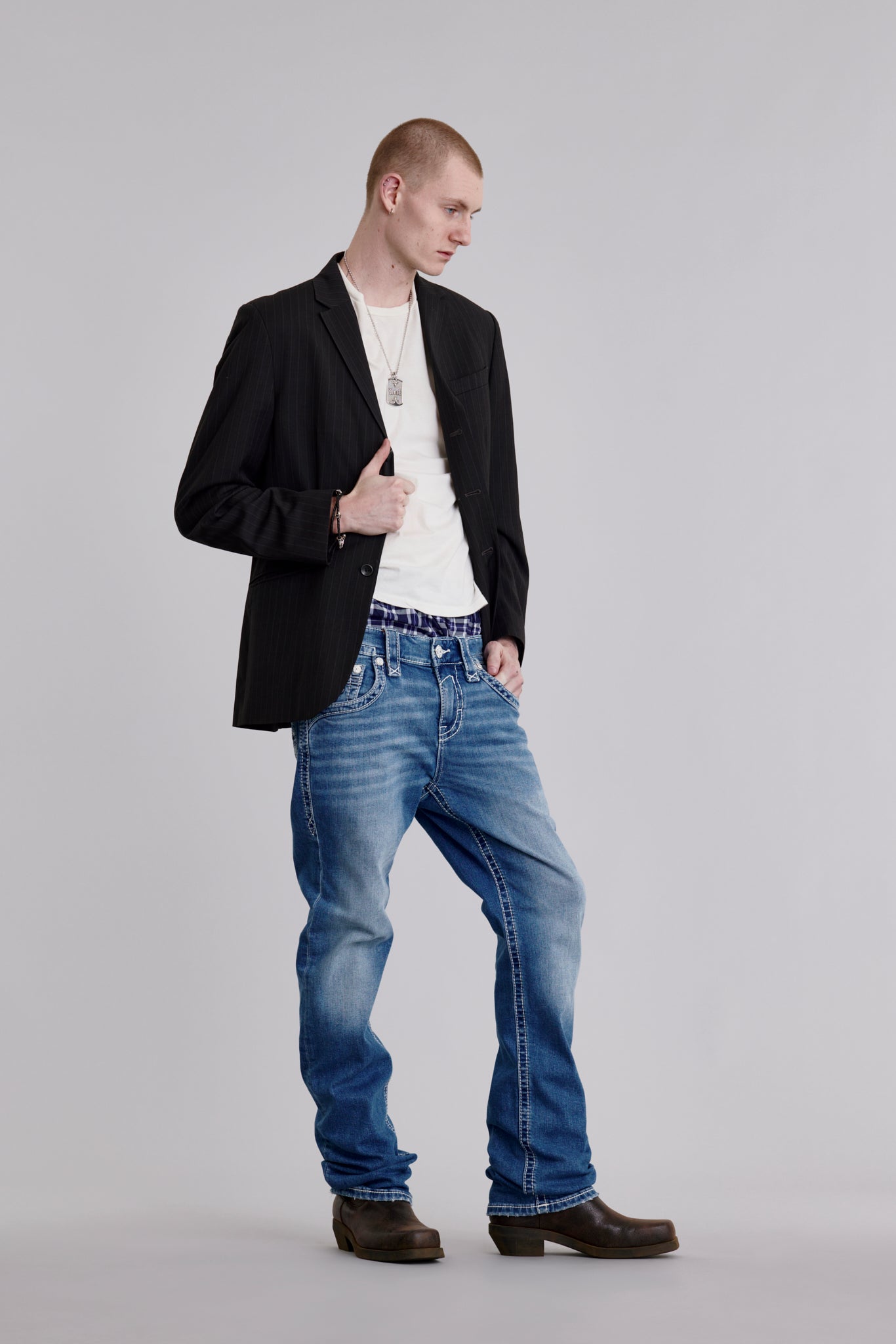 Arther Relaxed Straight Jeans in Indigo