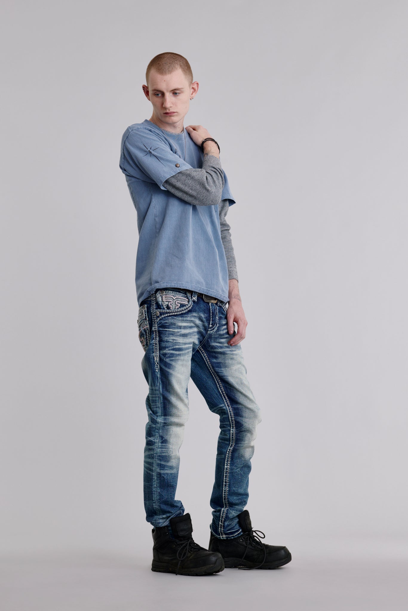 Brayen Straight Jeans in Medium Wash