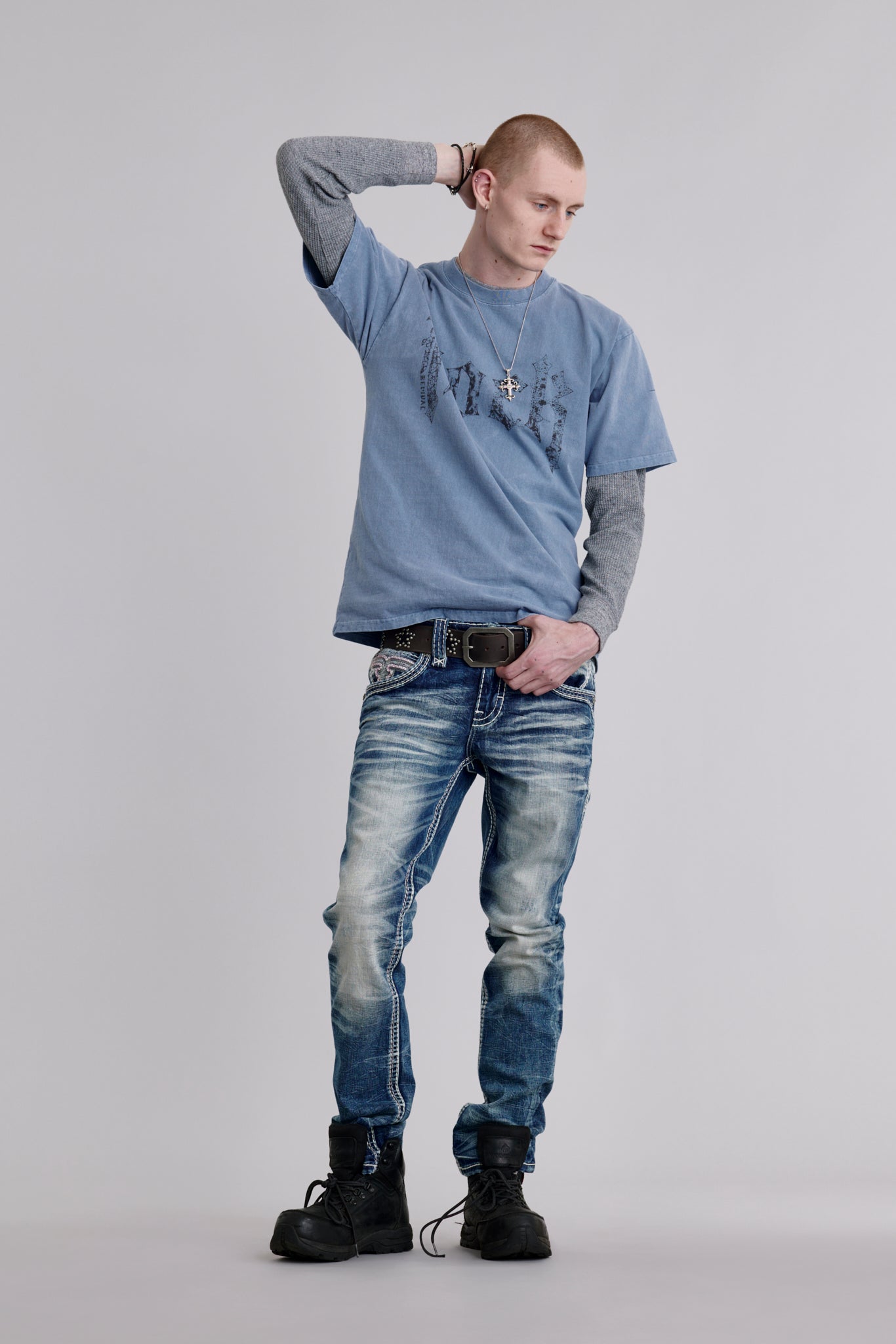 Brayen Straight Jeans in Medium Wash