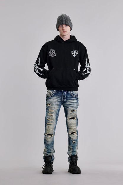 Hektor Alt Straight Jeans in Medium Blue