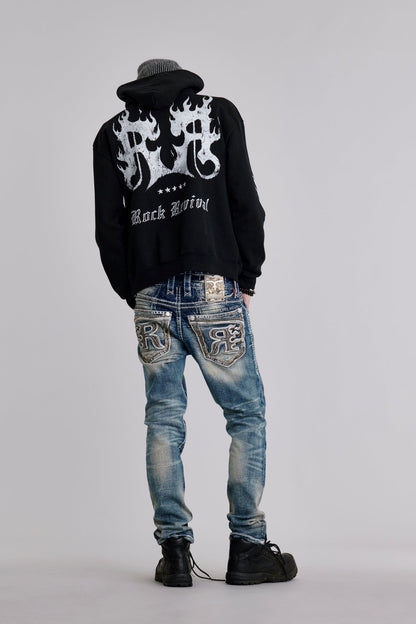 Hektor Alt Straight Jeans in Medium Blue