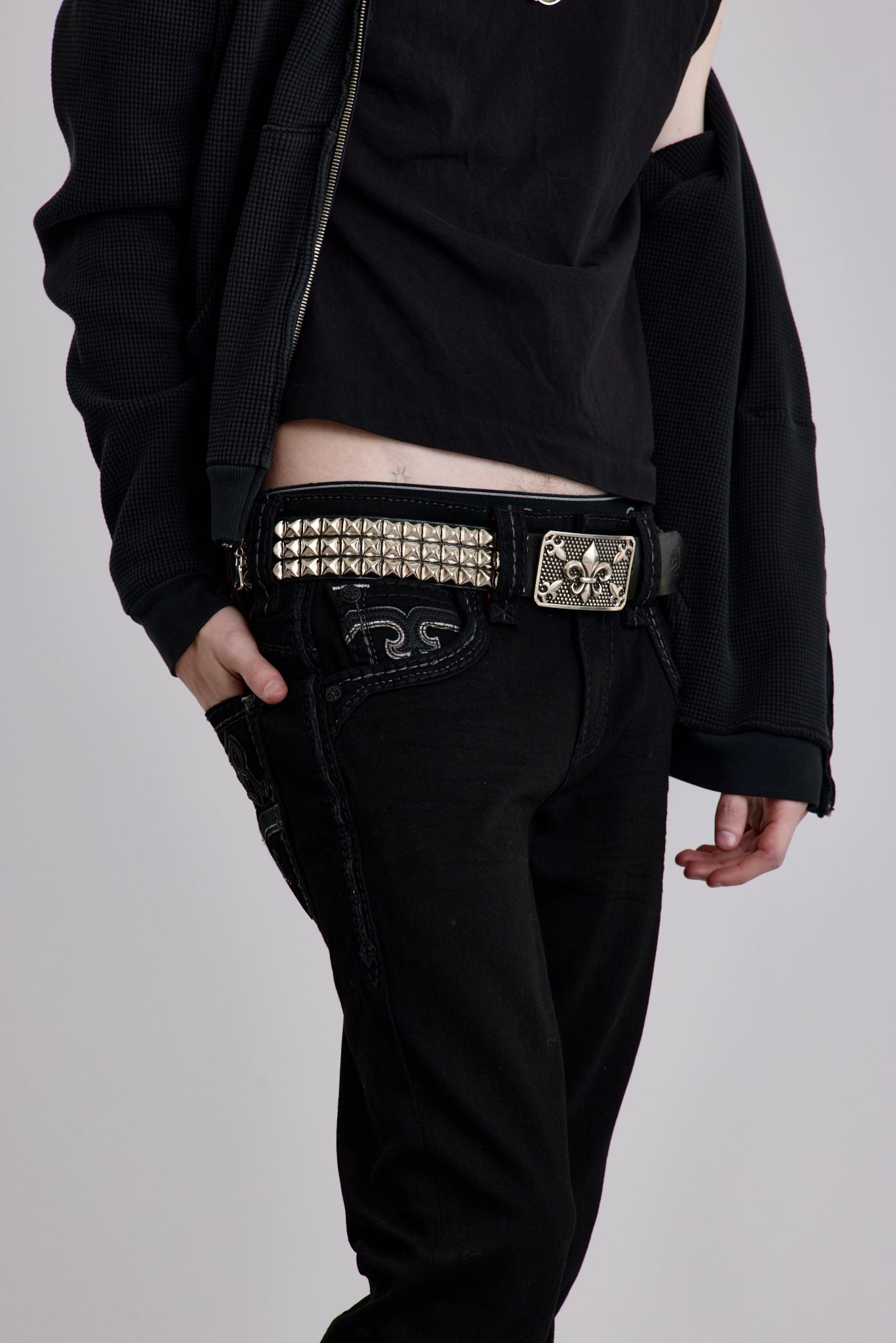 Justinn Straight Jeans in Black