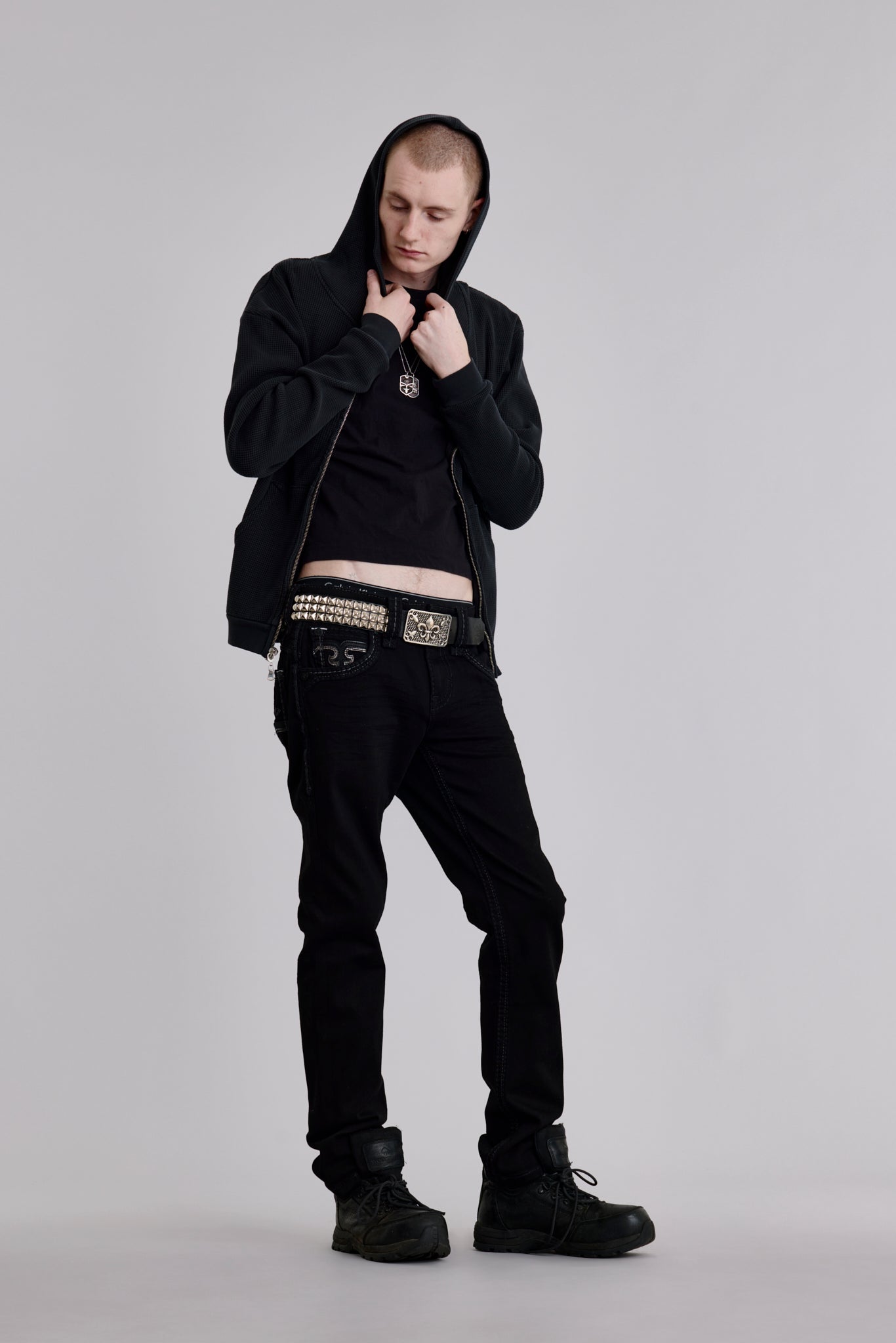 Justinn Straight Jeans in Black