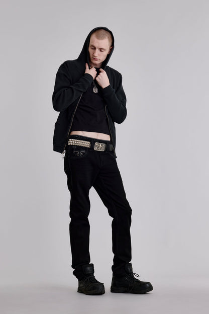 Justinn Straight Jeans in Black