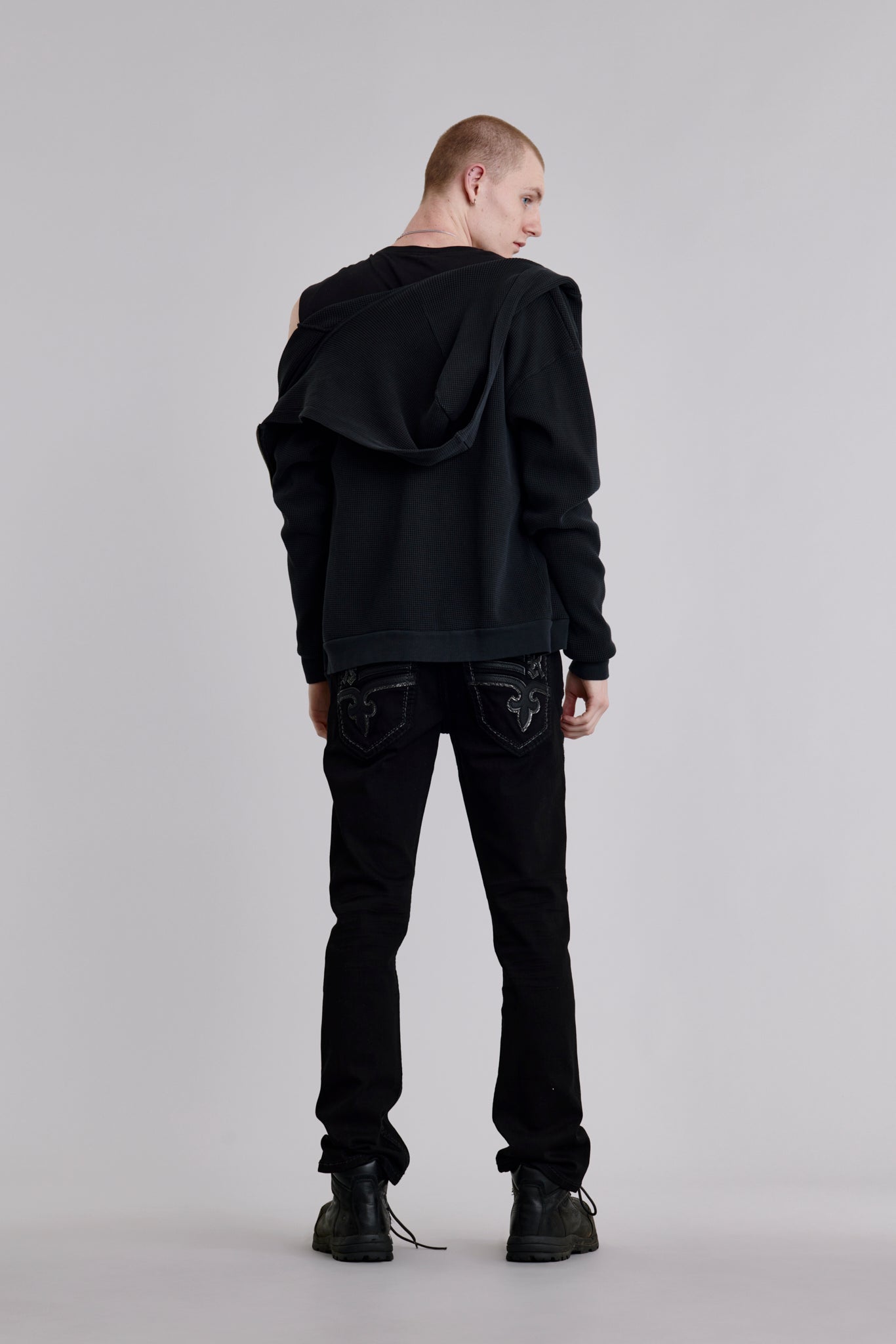 Justinn Straight Jeans in Black