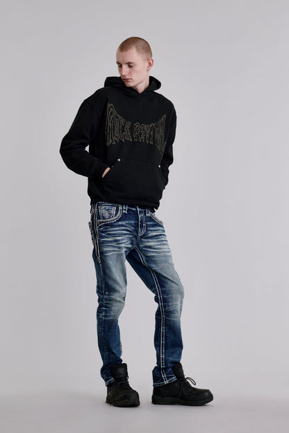 Mckay Straight Jeans in Medium Blue