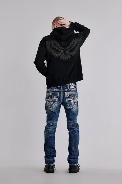 Mckay Straight Jeans in Medium Blue