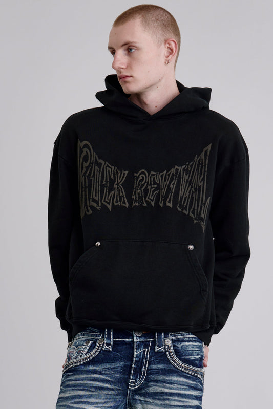 Soundwave Hoodie in Black/Gray