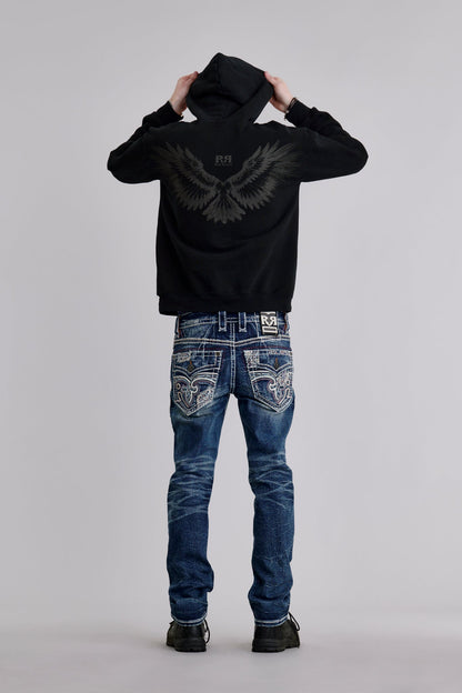Soundwave Hoodie in Black/Gray