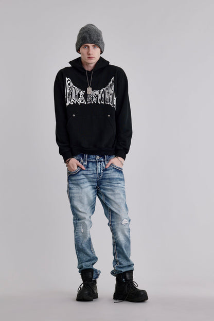 Soundwave Hoodie in Black/White