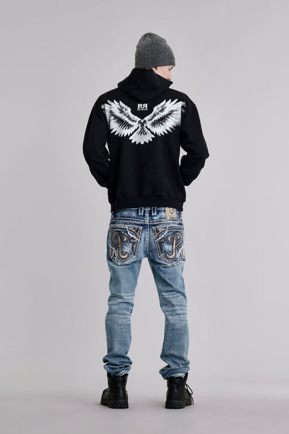 Soundwave Hoodie in Black/White