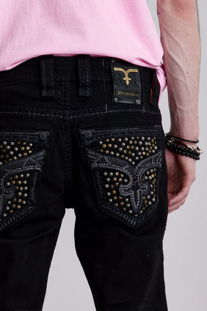 Remy Black Straight Jeans