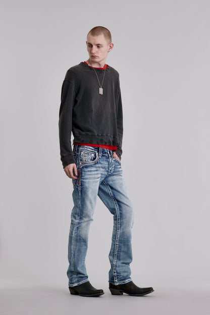 Skye Bootcut Jeans in Light Blue