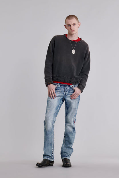 Skye Bootcut Jeans in Light Blue