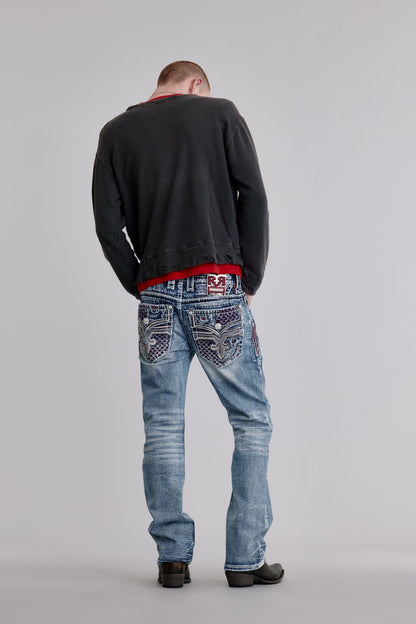 Skye Bootcut Jeans in Light Blue