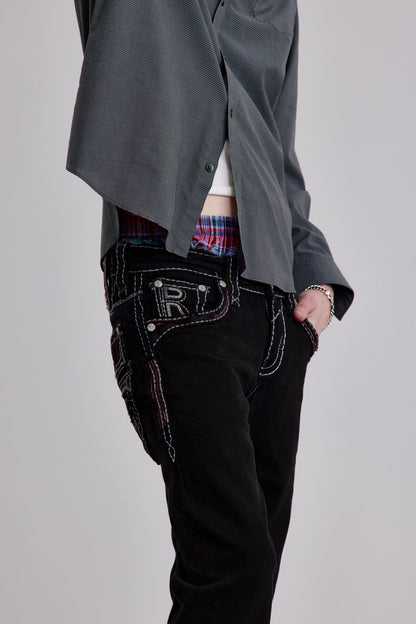 Skye Bootcut Jeans in Black