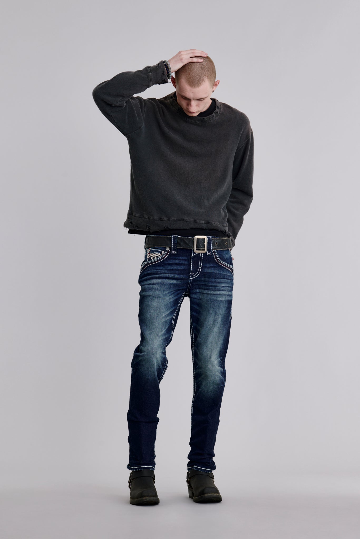 Zinfandel Straight Jeans in Dark Blue