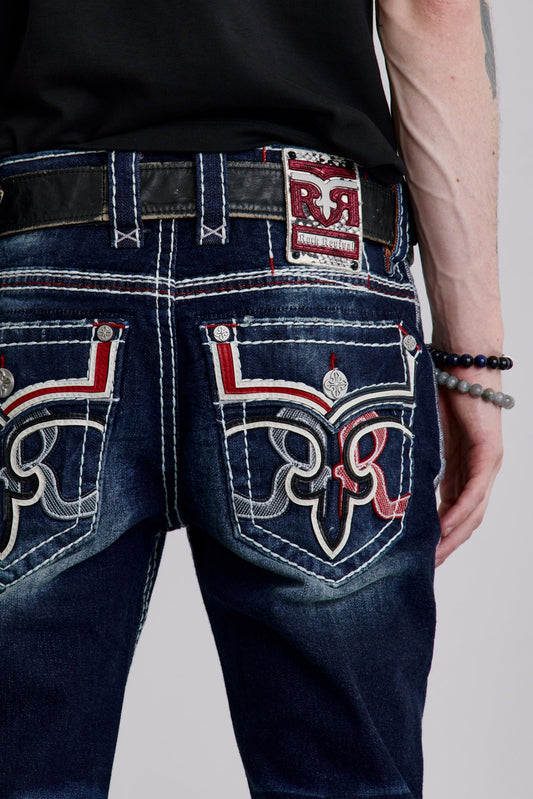 Zinfandel Straight Jeans in Dark Blue
