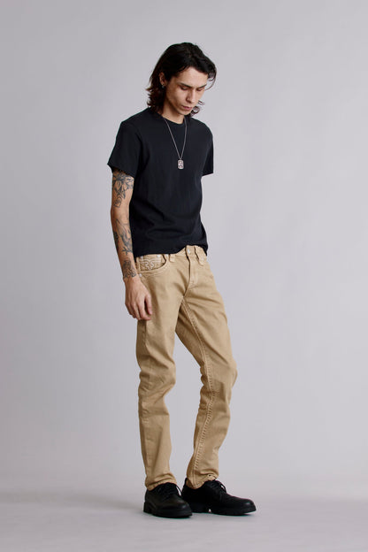 Arther Alt Straight Jeans in Khaki
