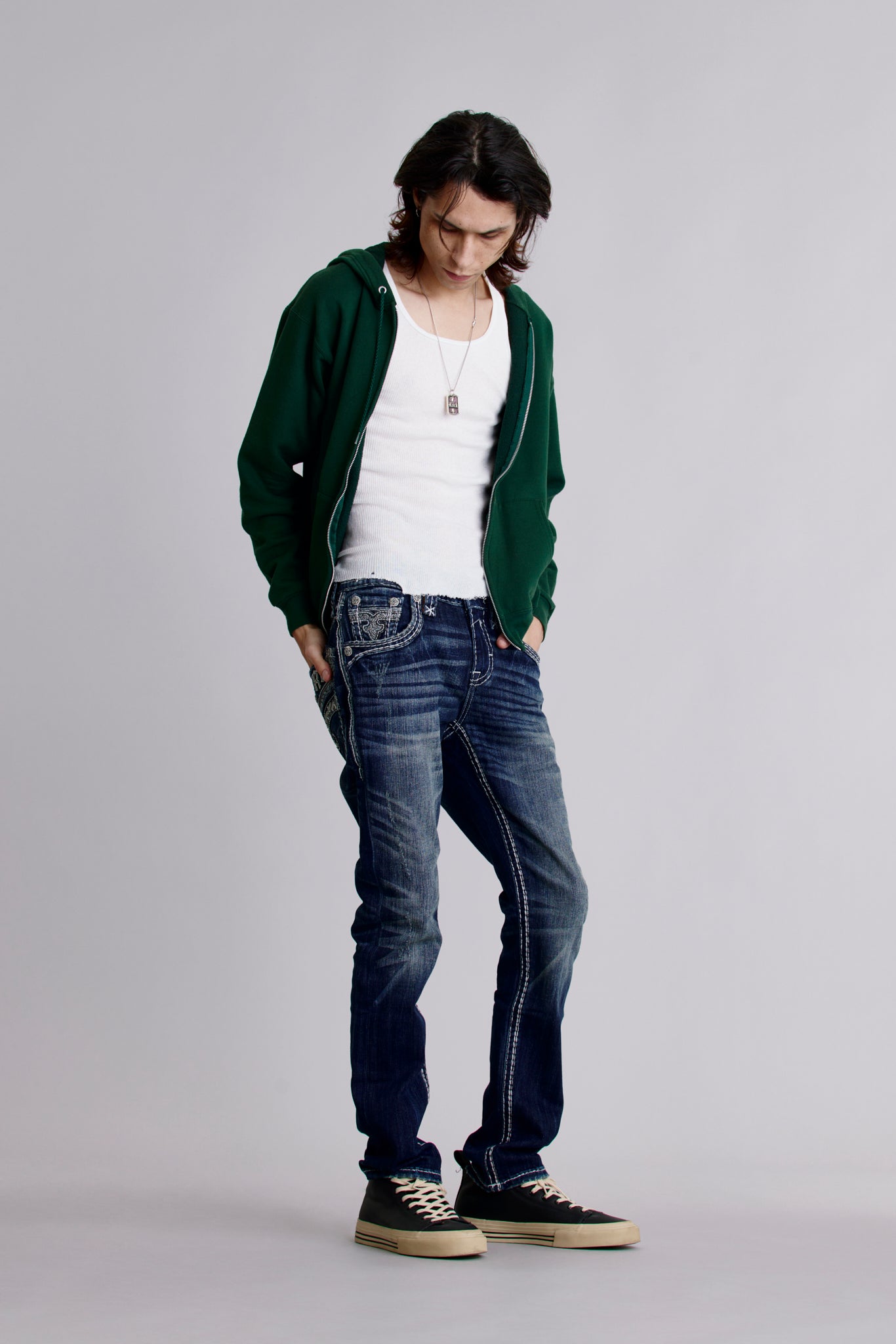 Landyn Alt Straight Jeans