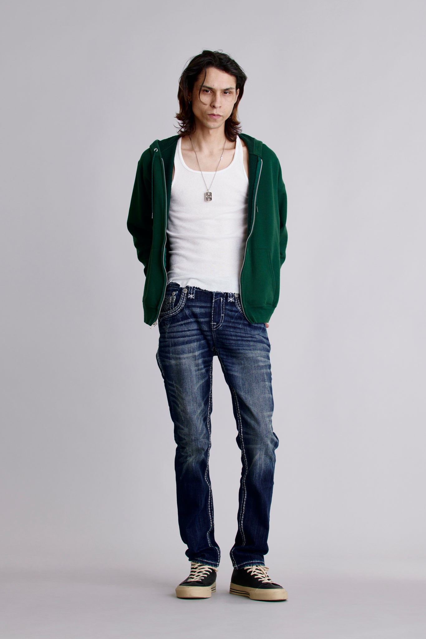 Landyn Alt Straight Jeans