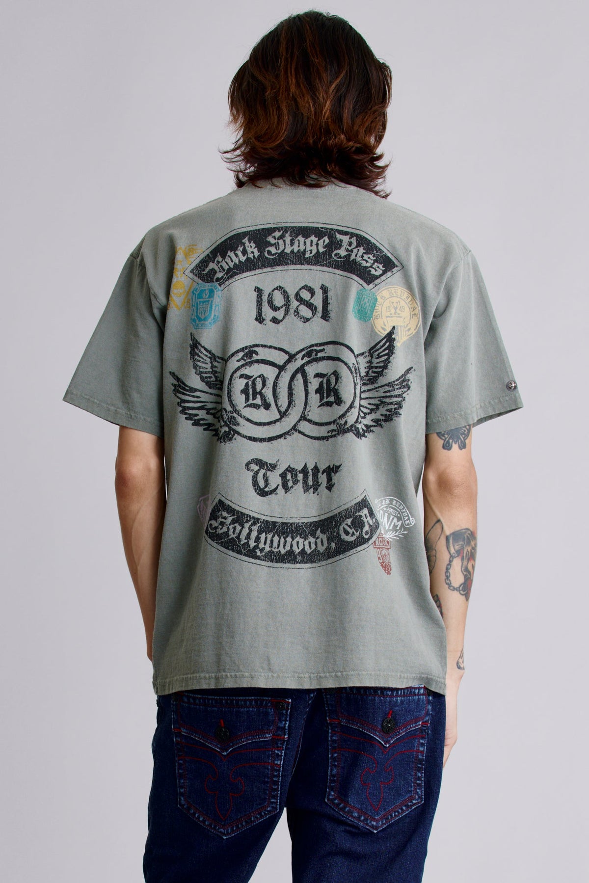 1981 Hollywood Tee in Sage