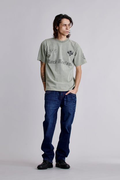 Inferno Crest Tee in Sage