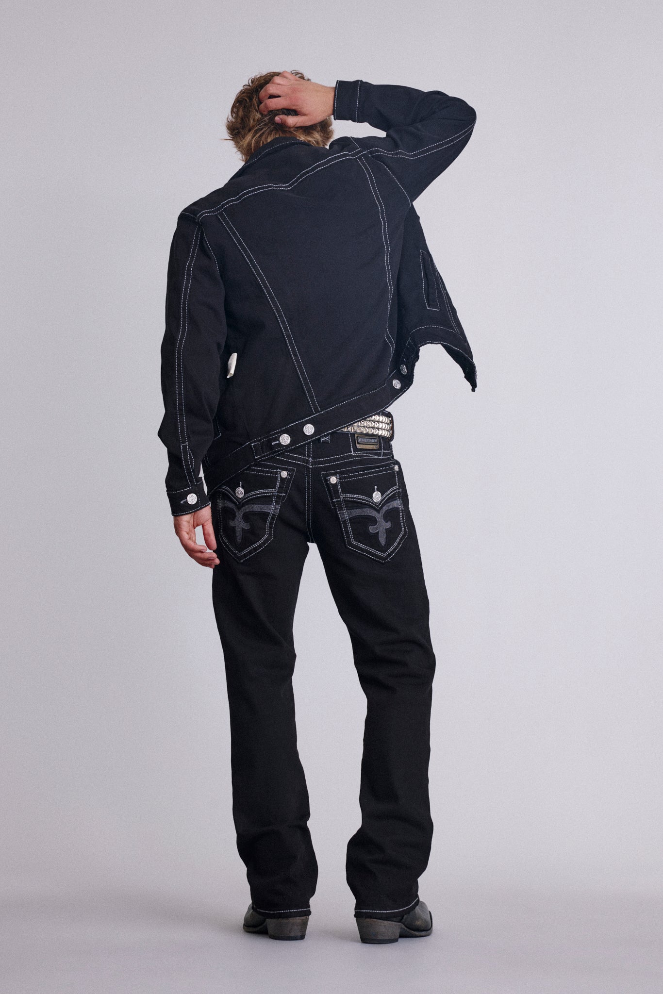 Jegor Denim Jacket in Black
