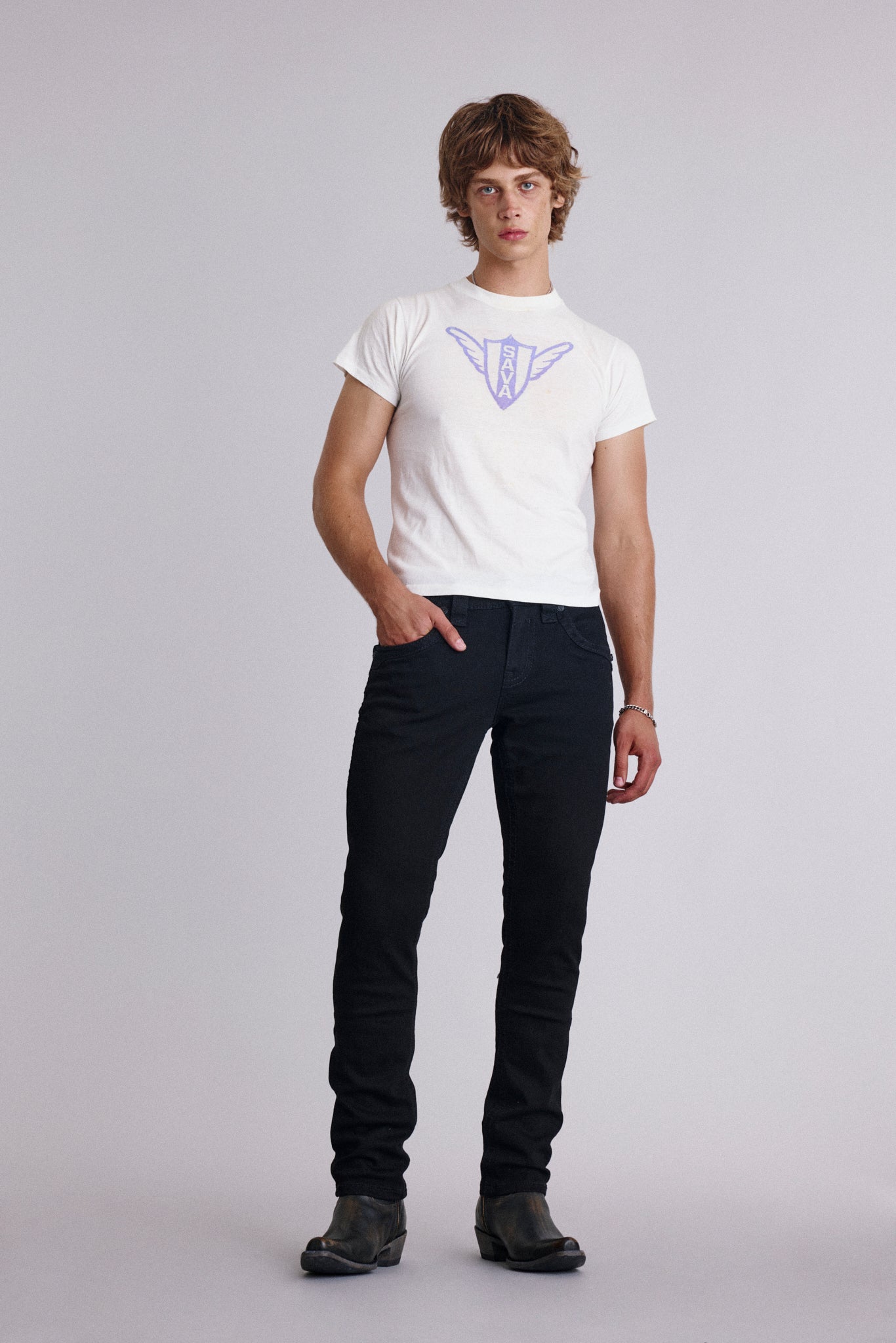 Arther Alt Straight Jeans in Black
