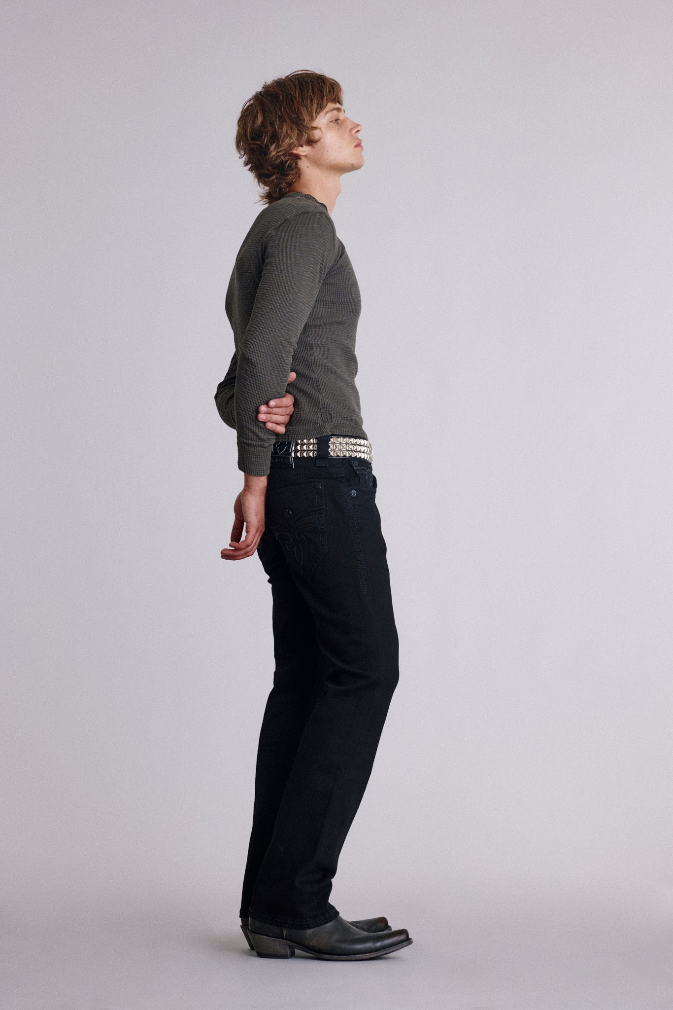 Arther Bootcut in Black/Black