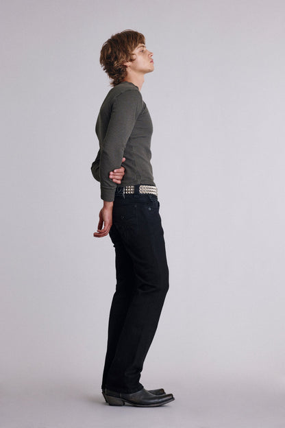 Arther Bootcut in Black/Black