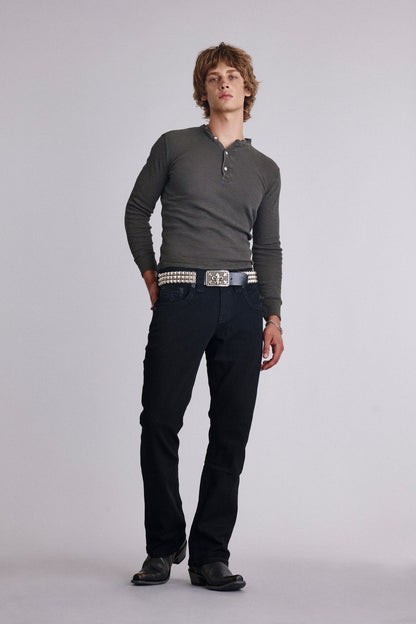 Arther Bootcut in Black/Black