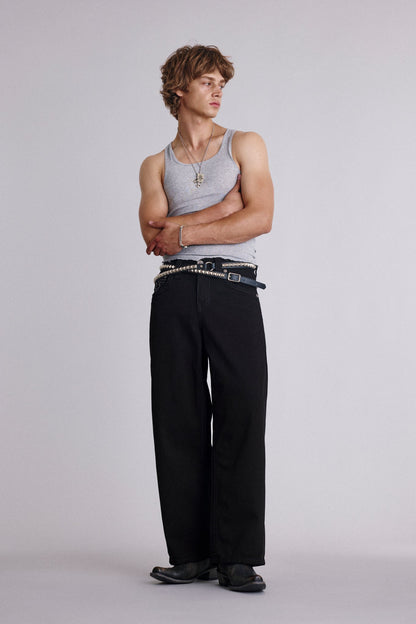 Newton Baggy 3 Jeans in Black Midnight