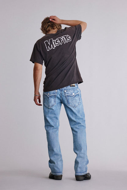 Clark Relaxed Straight in Light Wash