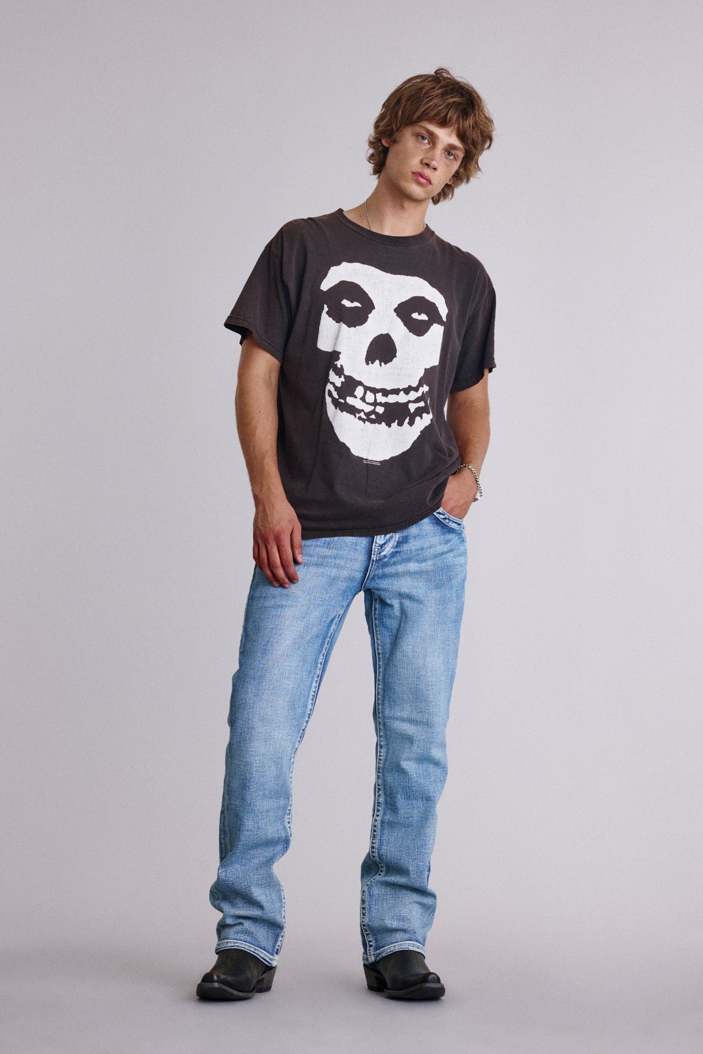 Clark Relaxed Straight in Light Wash