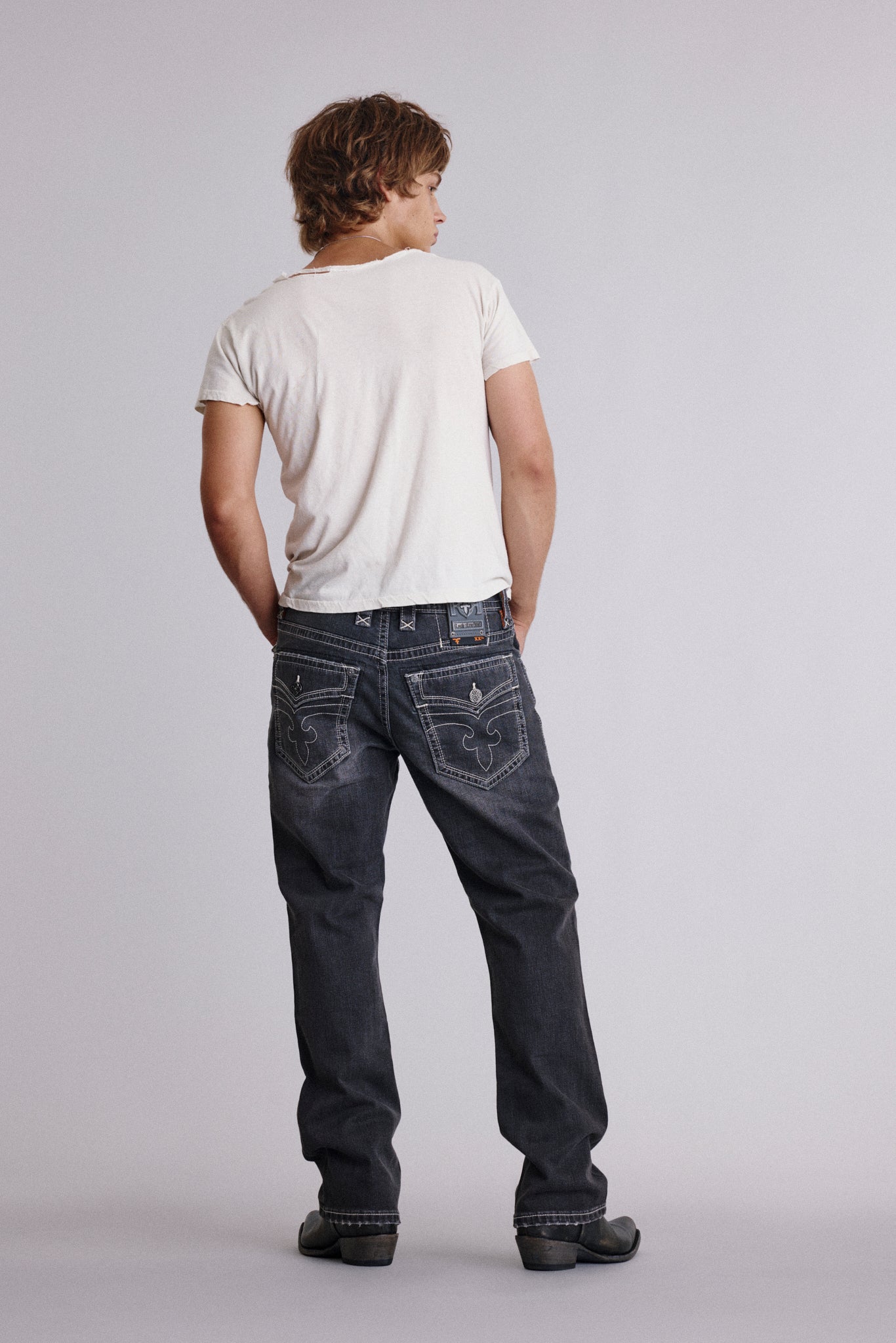 Clark Relaxed Straight in Gray