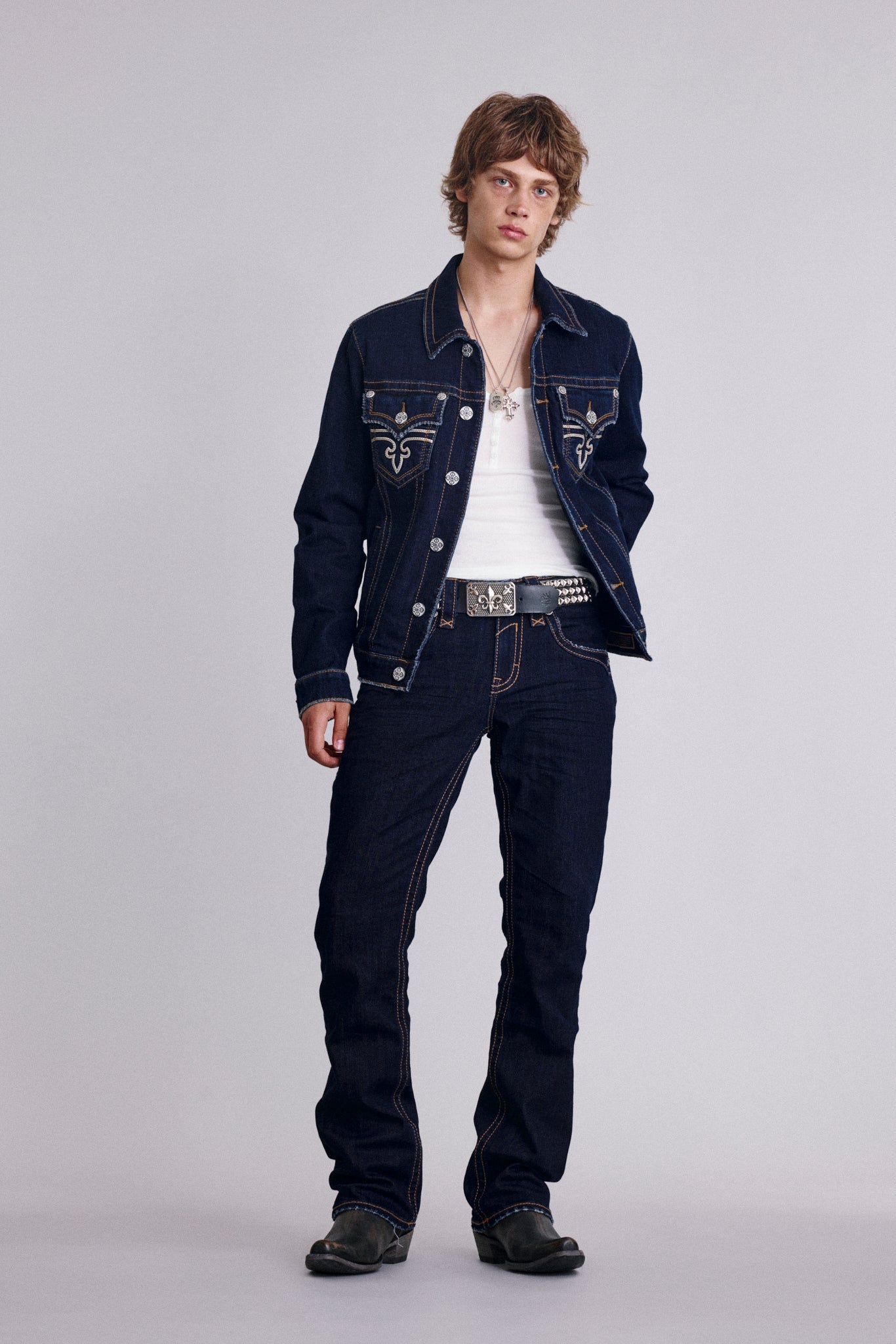 Arther Bootcut Jeans in Rinse