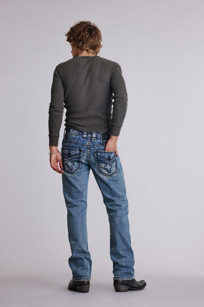Titan Relaxed Straight in Medium Wash