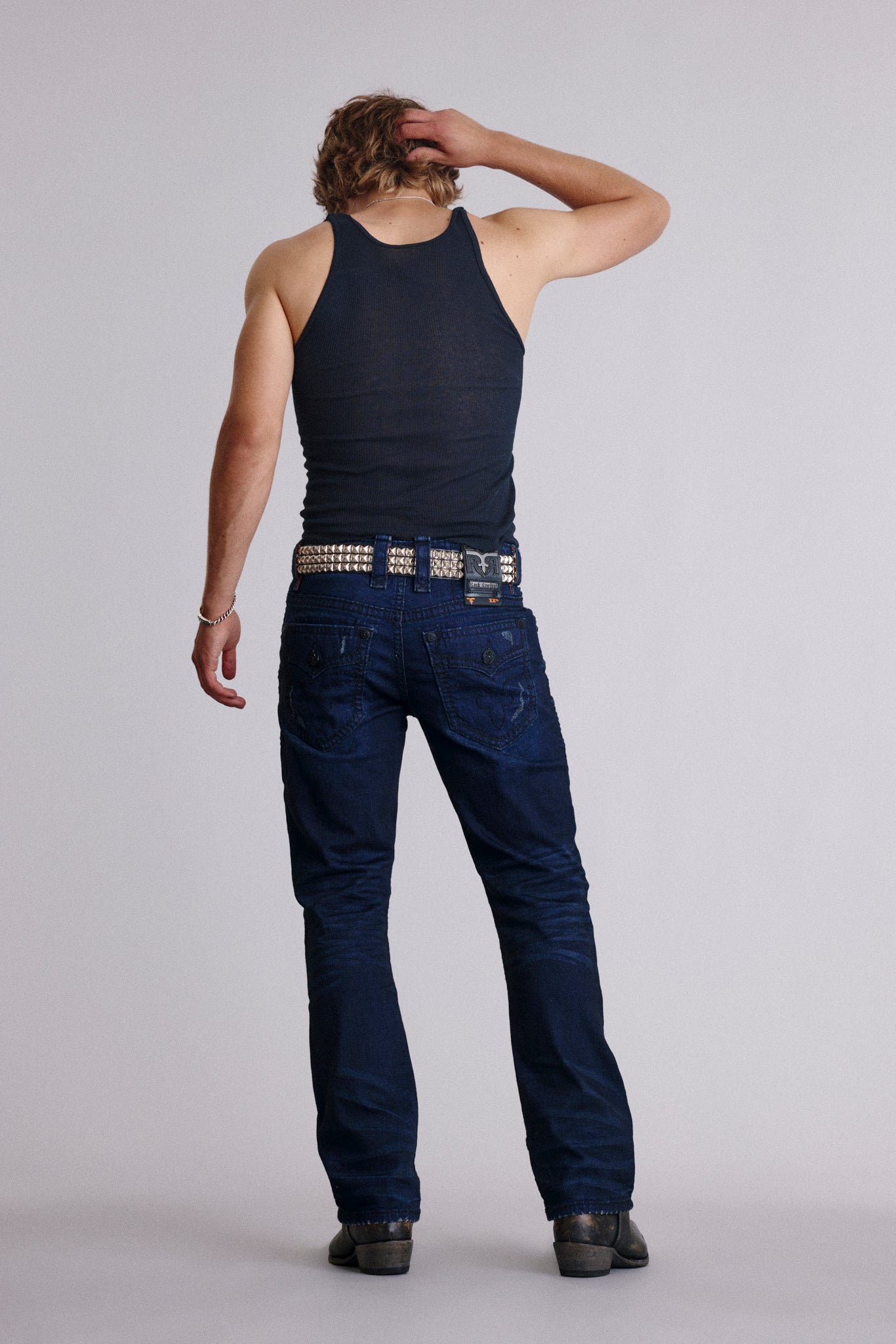 Titan Relaxed Straight in Dark Wash